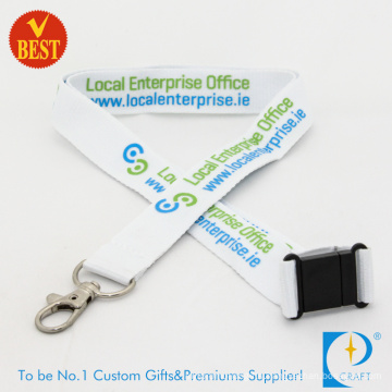 Customized Logo Promotional Flat Polyester Printed Lanyard in High Quality From China